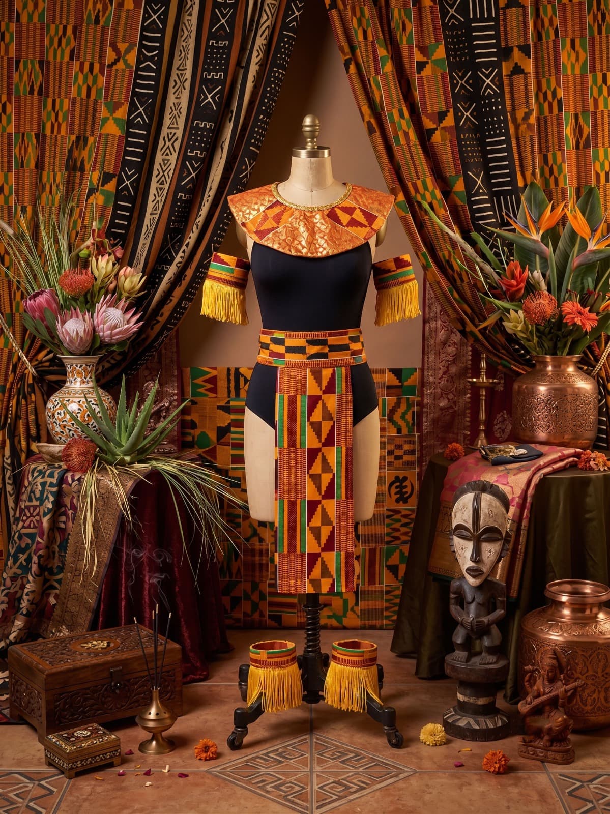 Costume africain homme femme