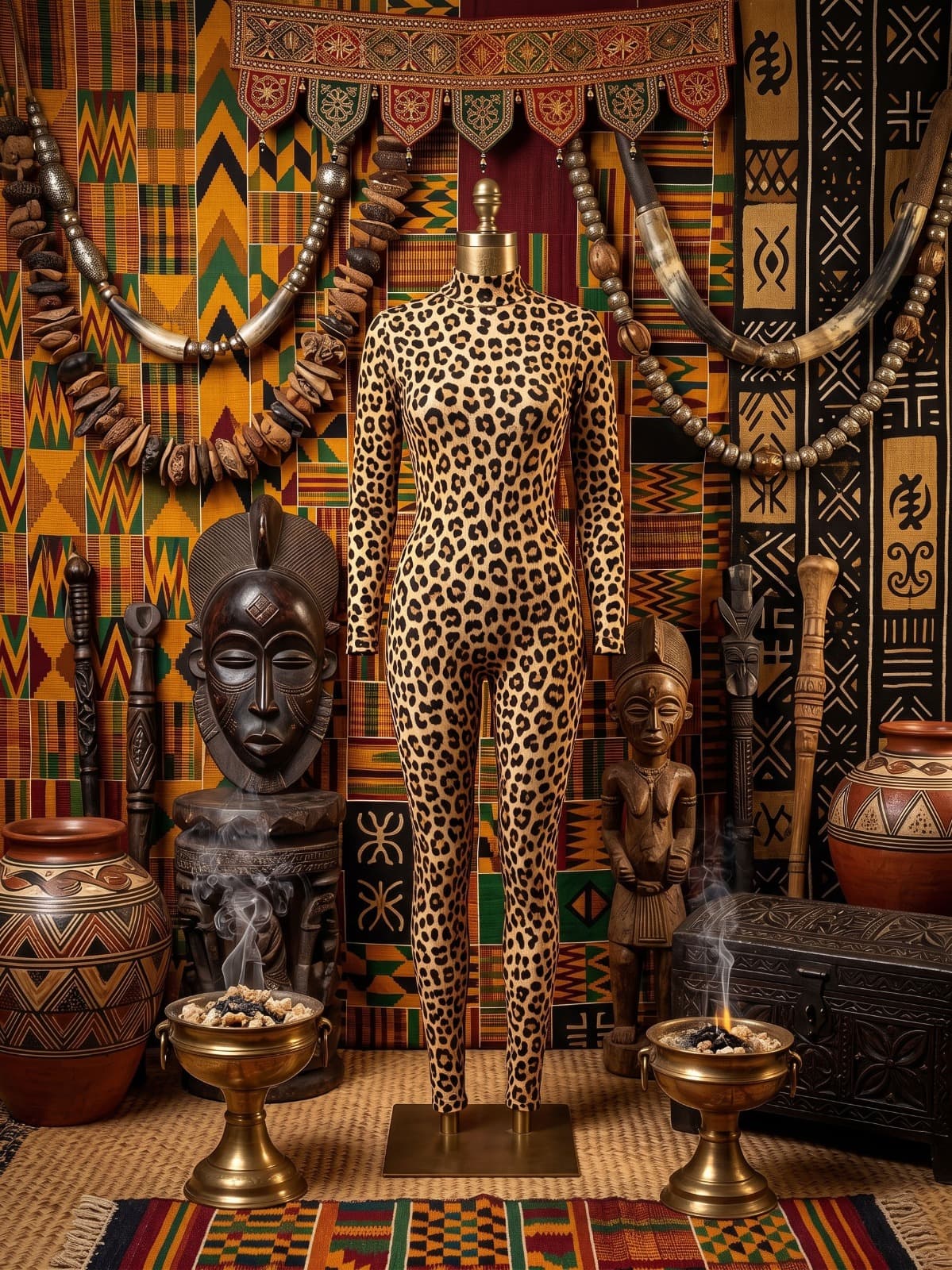 Combinaison africain homme femme