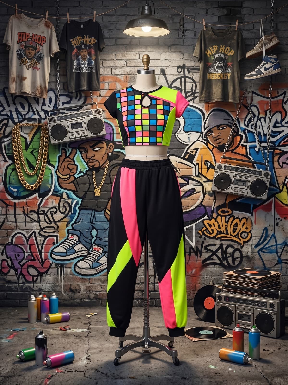 noir et fluo type 5